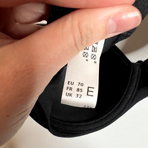 Marie Jo L'aventure Black Convertible Bra 32E - Picture 4 of 6